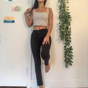 Levi’s High Waisted Straight Leg Jeans